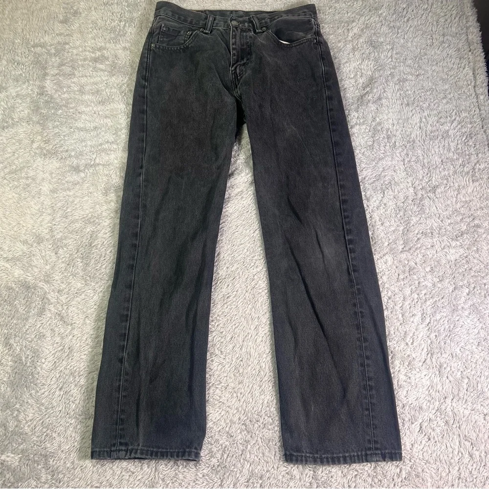 Levi's‎ 505 30x28 faded black Straight Jeans